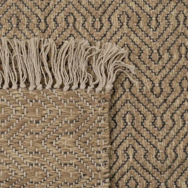 Carpet Black Natural 160 x 1 x 240 cm