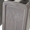 Right short arm chaise longue cover Eysa THOR Grey 110 x 110 x 310 cm
