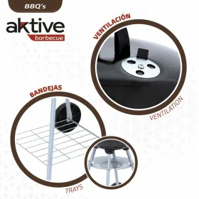 Right short arm chaise longue cover Eysa ROC Dark grey 120 x 120 x 360 cm