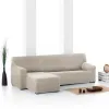 Right short arm chaise longue cover Eysa ROC White 120 x 120 x 360 cm