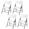 Folding Chair Lifetime White 4 Units 50 x 58 x 83 cm