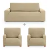 Sofa cover set Eysa ULISES Beige 3 Pieces
