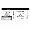 Vaatehengarisetti Max Home Ruskea Puu Teräs 44,5 x 23 x 1 cm 20 Kappaletta (4 osaa)