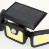 Solar-powered spotlight Aktive 28 x 9 x 12 cm (4 Units)