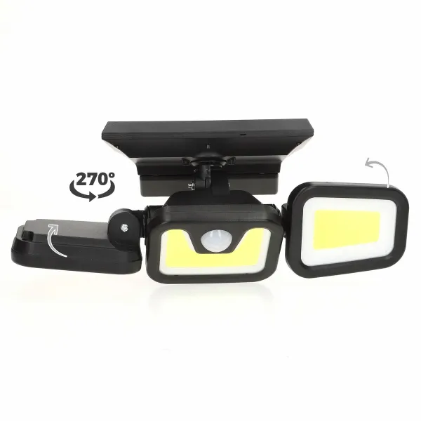 Solar-powered spotlight Aktive 28 x 9 x 12 cm (4 Units)