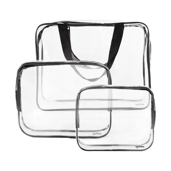 Transparent cosmetic bag 3 in 1 Soulima 21448