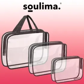 Caurspīdīga kosmētikas soma 3 vienā Soulima 21448