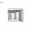 Solar-powered spotlight Aktive 10 x 8 x 5 cm (6 Units)