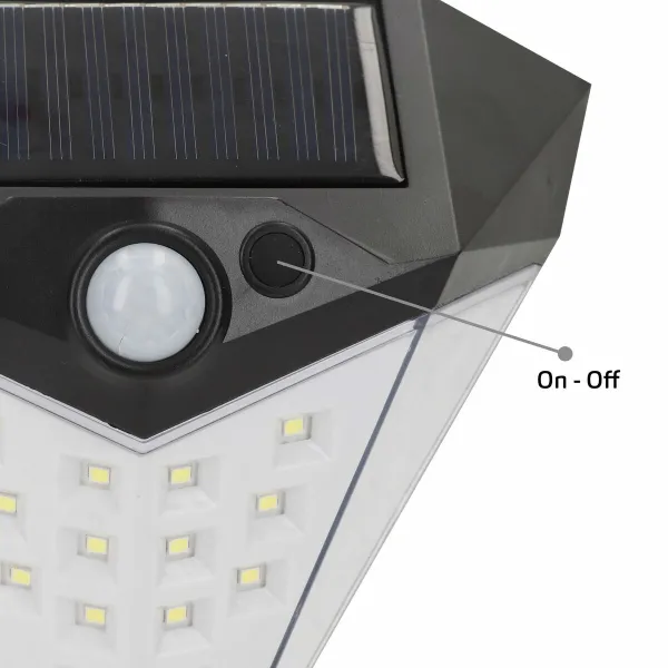 Solar lamp Aktive 15 x 15 x 7 cm (6 Units)