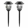Solar lamp Aktive 17 x 58 x 17 cm (2 Units)