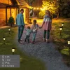 Solar lamp Aktive 17 x 58 x 17 cm (2 Units)