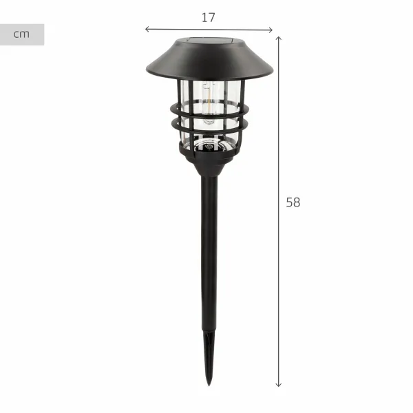 Solārā lampa Aktive 17 x 58 x 17 cm (2 gb.)