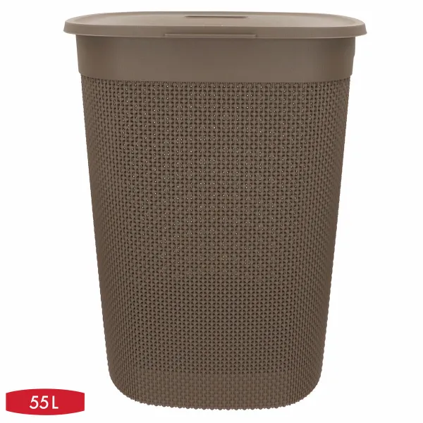 Pyykkikori Curver Ruskea Muovinen 55 L 44 x 61 x 35 cm (8 osaa)