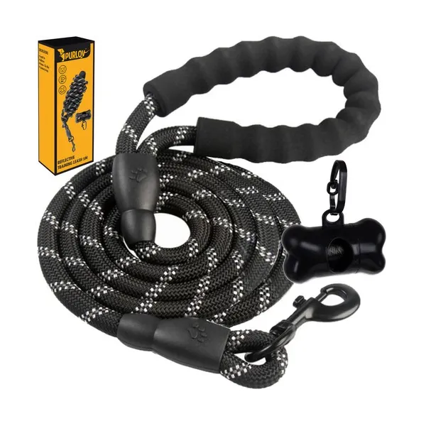 Reflective training leash 5m Purlov 21655