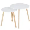 2 tabulu komplekts Max Home Balts 50 x 50 x 50 cm (2 gb.)