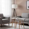 Set of 2 tables Max Home White 50 x 50 x 50 cm (2 Units)