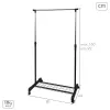 Takkiteline Max Home Metalli (4 osaa)