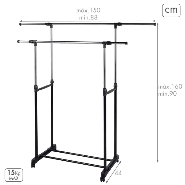 Takkiteline Max Home Metalli (2 osaa)