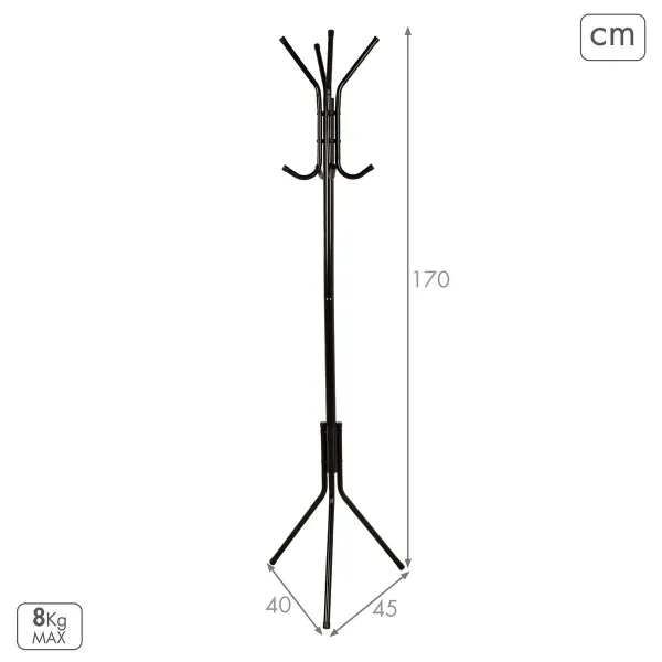 Takkiteline Max Home Metalli (4 osaa)