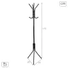 Takkiteline Max Home Metalli (4 osaa)