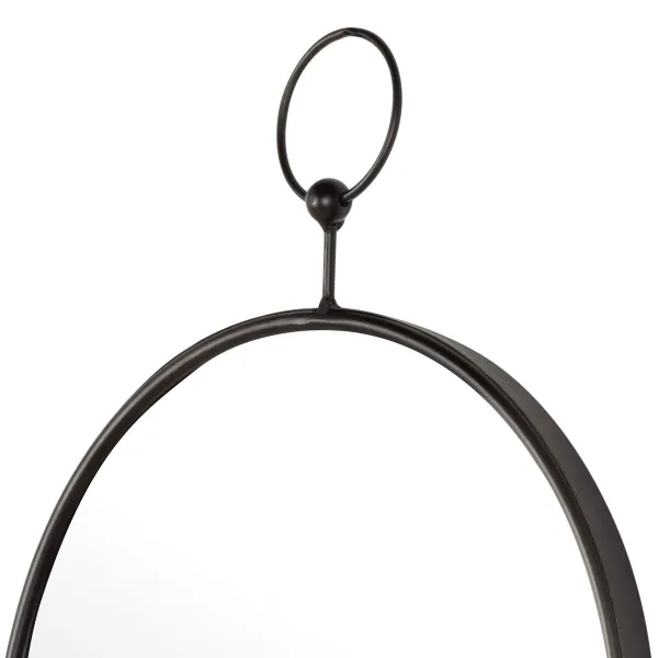Set of 2 tables Alexandra House Living Brown Black Iron MDF Wood 39 x 57 x 39 cm