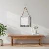 Set of 2 tables Alexandra House Living Black Iron MDF Wood 39 x 57 x 39 cm
