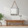 Set of 2 tables Alexandra House Living Black Iron MDF Wood 39 x 57 x 39 cm