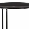 Set of 2 tables Alexandra House Living Black Iron MDF Wood 39 x 57 x 39 cm