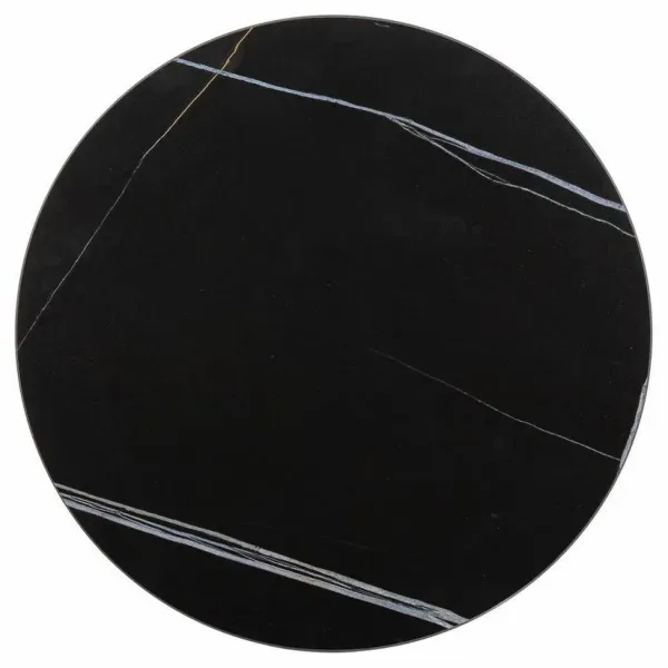 Set of 2 tables Alexandra House Living Black Iron MDF Wood 39 x 57 x 39 cm