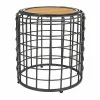 Centre Table Alexandra House Living Brown Black Grey Iron Fir wood 44 x 45 x 44 cm