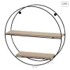 Centre Table Alexandra House Living Brown Black Grey Iron Fir wood 44 x 45 x 44 cm