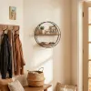 Centre Table Alexandra House Living Light brown Brass Mango wood 52 x 40 x 52 cm