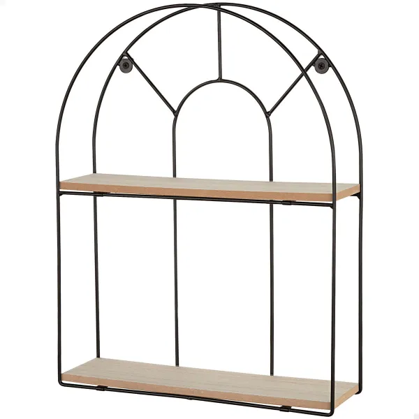 Centre Table Alexandra House Living Light brown Brass Mango wood 52 x 40 x 52 cm