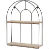 Centre Table Alexandra House Living Light brown Brass Mango wood 52 x 40 x 52 cm