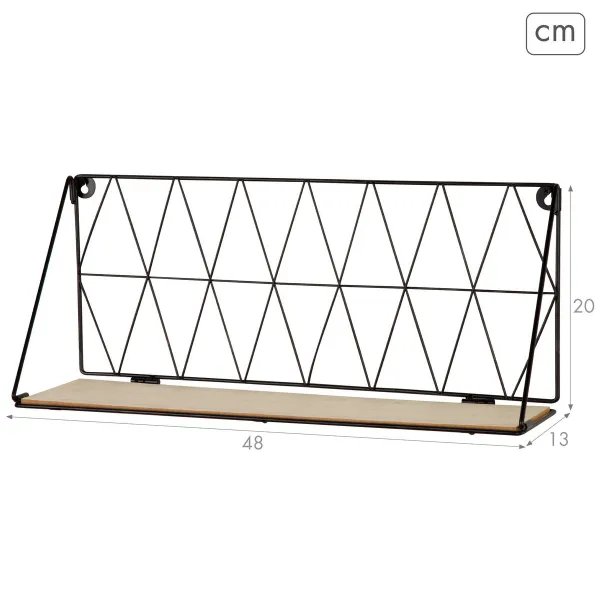 Corner table Alexandra House Living Gold Natural 35 x 55 x 45 cm