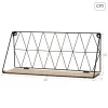 Corner table Alexandra House Living Gold Natural 35 x 55 x 45 cm