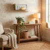 Corner table Alexandra House Living Gold Natural 35 x 55 x 45 cm