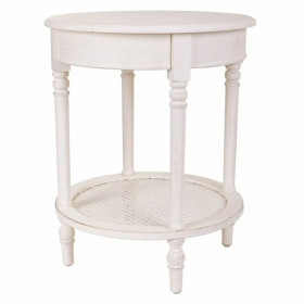 Corner table Alexandra House Living White 50 x 60 x 50 cm