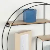 Side table Alexandra House Living Grey Golden 40 x 43 x 35 cm