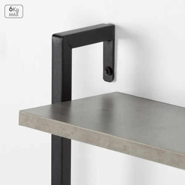 Side table Alexandra House Living Grey 33 x 33 x 46 cm