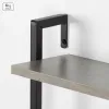 Side table Alexandra House Living Grey 33 x 33 x 46 cm