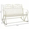 Sofa Alexandra House Living White 20 x 48 x 20 cm Rocking Chair