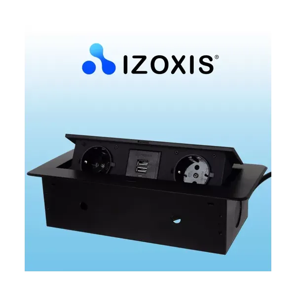 Izoxis 21446 double USB socket hidden in the countertop