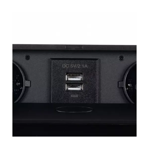 Izoxis 21446 double USB socket hidden in the countertop