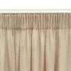 Curtain Alexandra House Living Rustik Natural Linen 140 x 270 x 1 cm Translucent