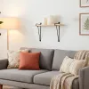 Curtain Alexandra House Living Rebeca Beige 200 x 270 x 1 cm Translucent