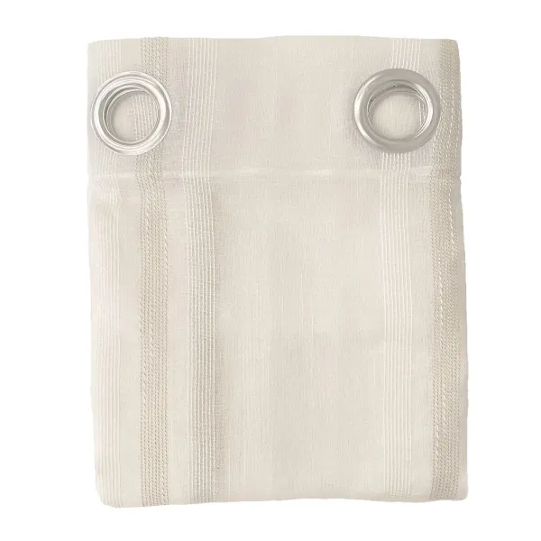Curtain Alexandra House Living Rebeca Beige 200 x 270 x 1 cm Translucent