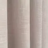 Curtain Alexandra House Living Rustik Grey 140 x 270 x 1 cm Translucent