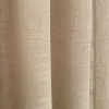 Curtain Alexandra House Living Rustik Natural Linen 400 x 270 x 1 cm Translucent