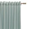 Curtain Alexandra House Living Rustik Turquoise Natural 200 x 270 x 1 cm Translucent